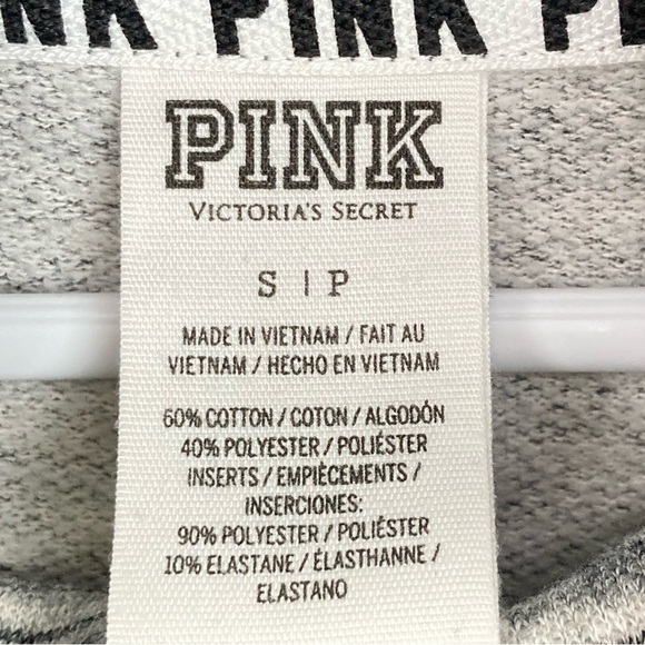 PINK Victoria’s Secret Oversized Pull-on Mock Neck Logo Sweatshirt - Picture 6 of 8